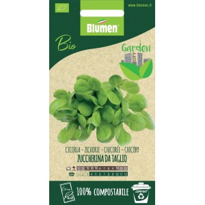 Confezione di semi di cicoria 'Zuccherina da Taglio' di Blumen, categoria bio.