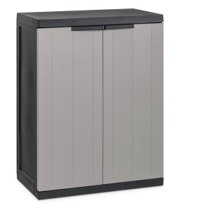 Armadio t.b.t. grigio a due ante per interni ed esterni.