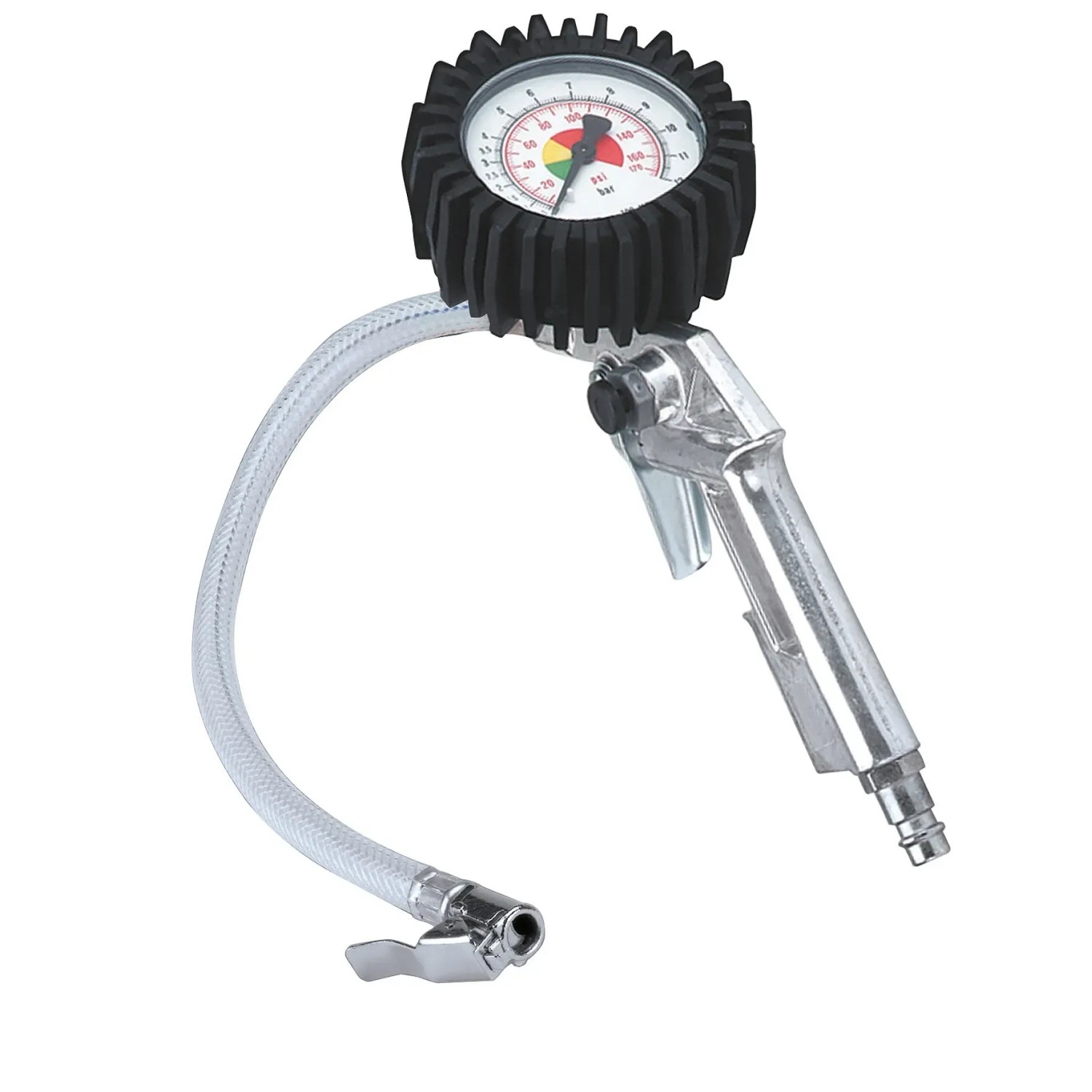 Gonfiatore per pneumatici Einhell con manometro del set di utensili pneumatici per compressori.