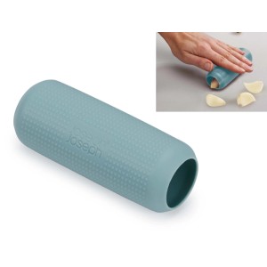 Pela aglio silicone a rullo duo Joseph Joseph azzurro
