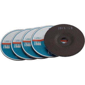 LUX Dischi da taglio per metallo, confezione risparmio, 5 pezzi, diametro 115 mm per smerigliatrici angolari.