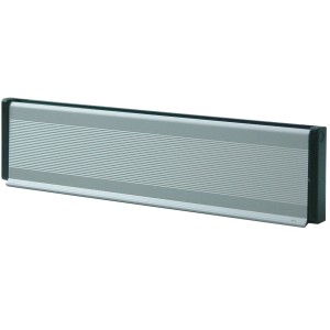 Sportello cassetta postale t.b.t. in alluminio argentato.