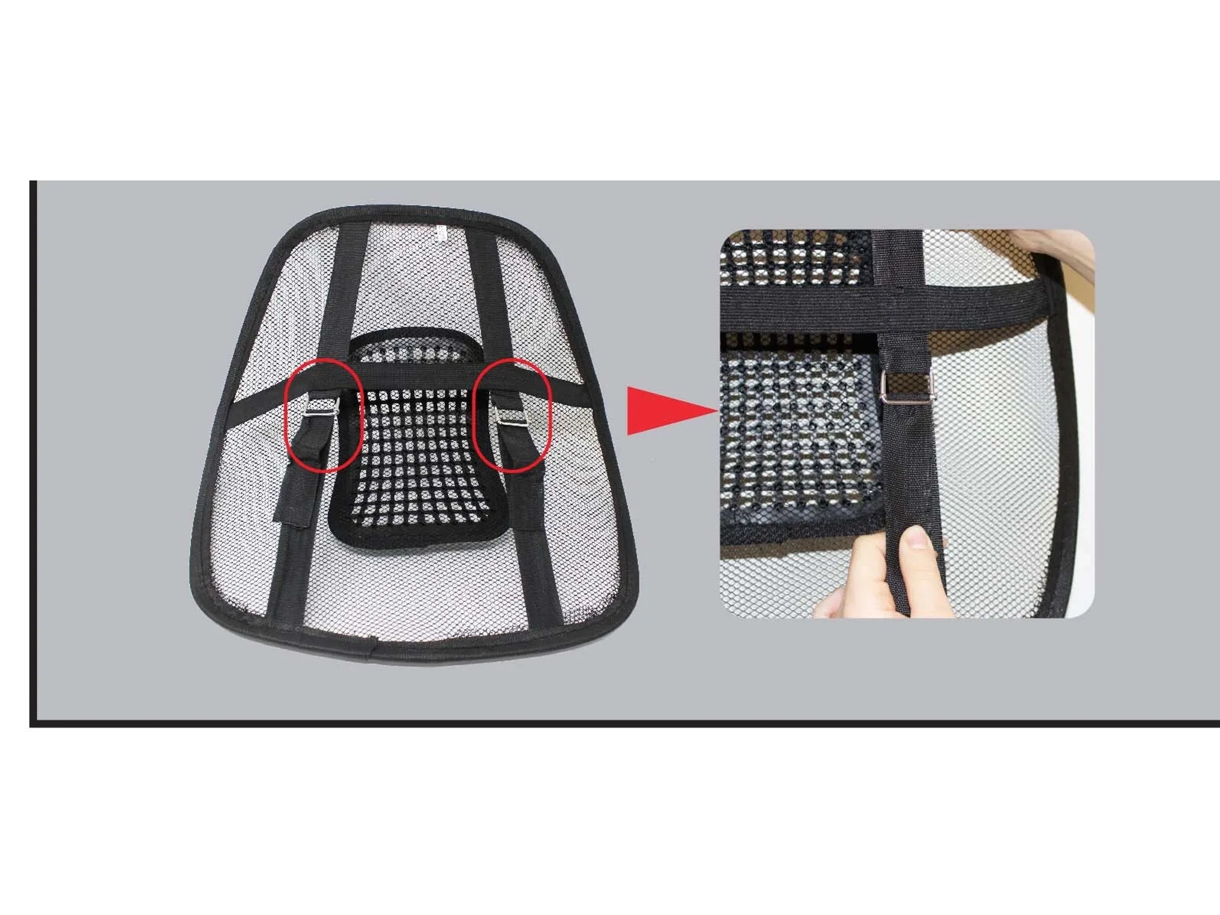 Cuscino di supporto lombare ergonomico traspirante per sedia da ufficio sedia da