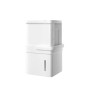 Umidificatore/purificatore d'aria bianco t.b.t. per un clima interno migliore.