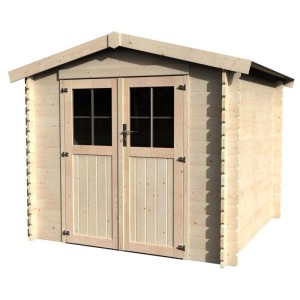 Casetta da giardino in legno Flandre Sp 28 mm H212xL258XP238 cm