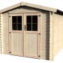 Casetta da giardino in legno Flandre Sp 28 mm H212xL258XP238 cm