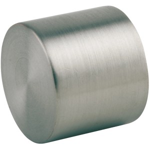 Terminale Cap Mydeco effetto acciaio inox per bastone per tende da 2 cm.
