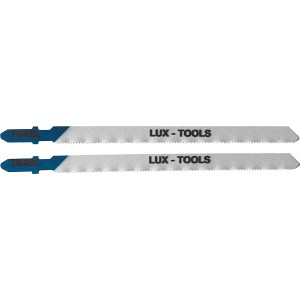Due lame per seghetto alternativo LUX TV4BL, 110 mm, attacco a T per metallo.