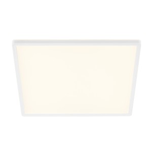 Pannello LED Brilo (22W) quadrato bianco per montaggio a soffitto. Plafoniera con luce bianca neutra.