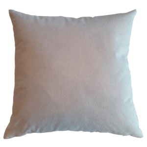 Cuscino decorativo quadrato color chiaro per soggiorno e camera da letto.