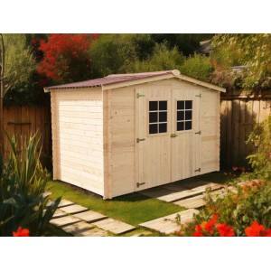 Casetta da giardino in legno sp 20 mm H197xL310xP188 cm