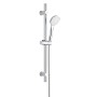 Set doccia Wenko Allstar EDS 95/5 Uno con asta, doccetta e flessibile cromato.