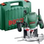 Fresatrice verticale Bosch 1400 ACE con accessori in valigetta verde. Fresatrice potente per legno.