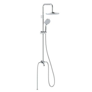 Colonna doccia Santiago 3 getti con deviatore a 3 vie cromo