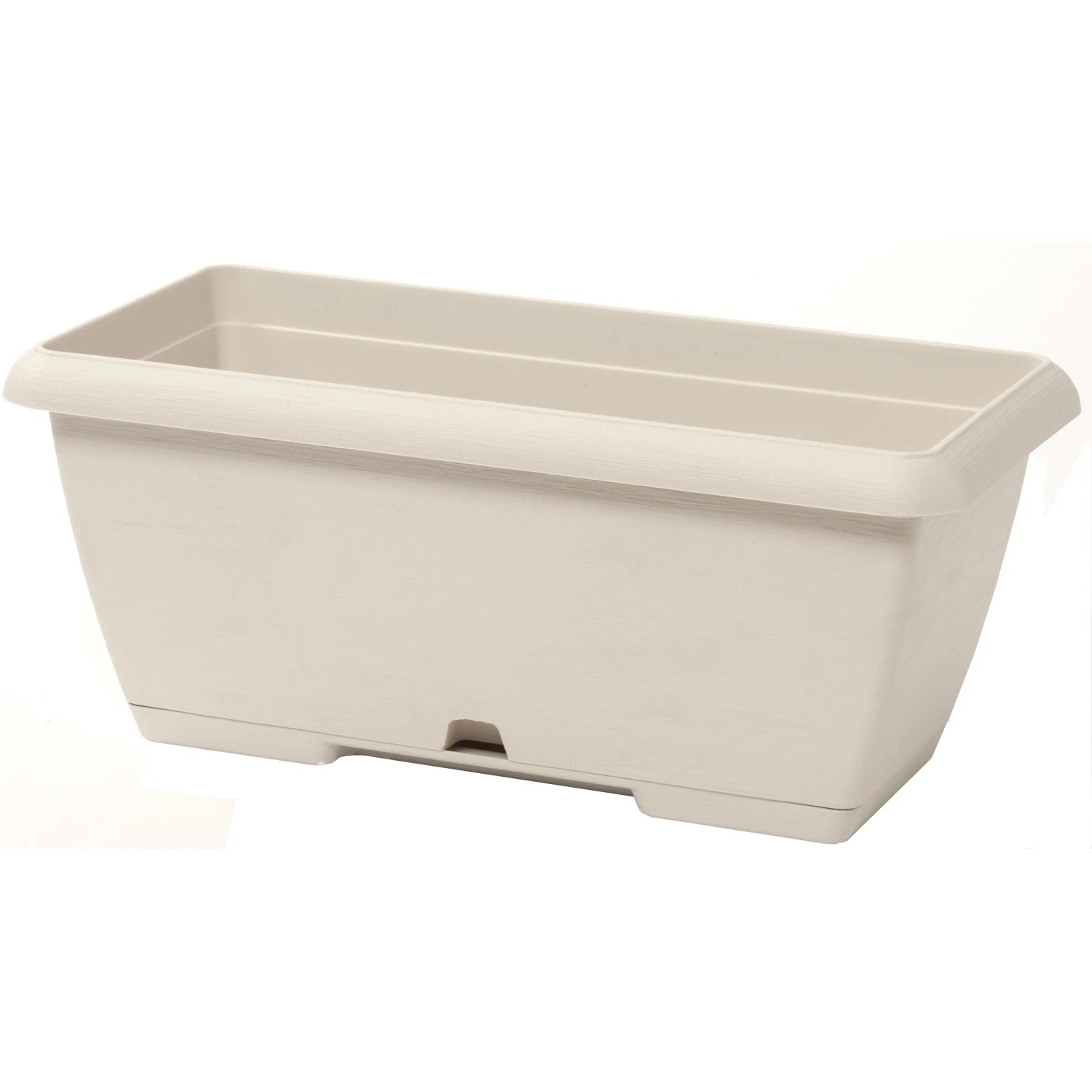 Fioriera beige t.b.t. per balcone.