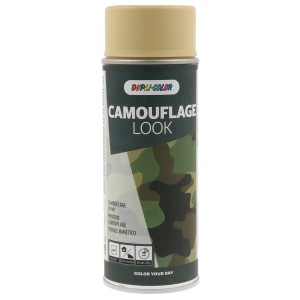 Dupli-Color Vernice spray Camouflage Beige Matt, bomboletta da 400ml per riparazioni.