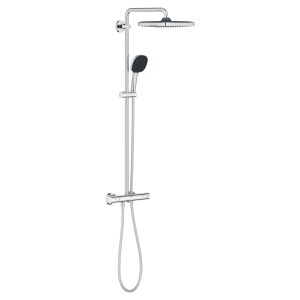 Grohe Vitalio Comfort 250 set doccia con termostato, soffione e doccetta, cromo.