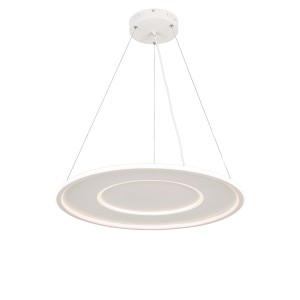 Lampada a sospensione a LED bianca t.b.t. per interni.