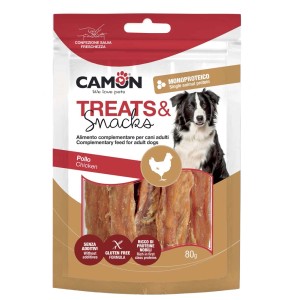 Snack per cani Camom, pollo, senza glutine, 80g.