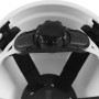 Vista interna: Casco da cantiere LUX bianco con sospensione a 6 punti e rotella di regolazione.