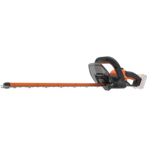 Tagliasiepi a batteria Worx WG264E.9, 20V, arancio-nero, con protezione lama.