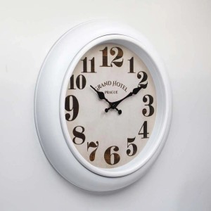 Orologio da parete Sirio Ø 40x4,5 cm panna