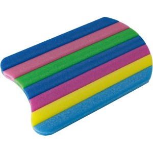 Tavoletta da nuoto t.b.t. con strisce colorate per principianti.
