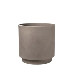 Vaso rotondo Decor Ø 39 cm beige scuro