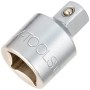 Riduttore LUX da 10 mm a 6,3 mm per cricchetti e inserti per chiavi a bussola.