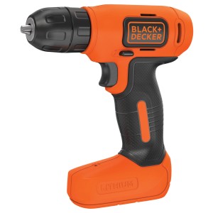 Avvitatore a batteria Black+Decker BDCD8 Solo, arancio/nero. Trapano avvitatore compatto per forare e avvitare.