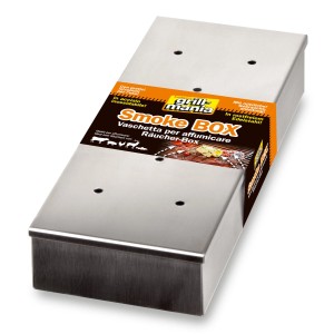 Grillmania affumicatore in acciaio inox per accessori barbecue.