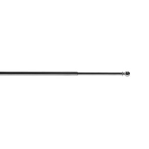 t.b.t. bastone per tende a vetro in metallo color argento.