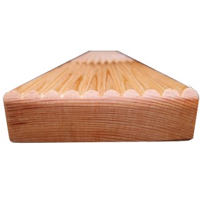 Accessorio doccia t.b.t. in legno chiaro, vista dettagliata.