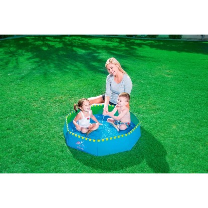 Bestway piscina Bambino Ottagonale Blu 99 cm x 99 cm x 20 cm
