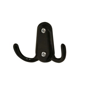 Gancio in zama nero verniciato