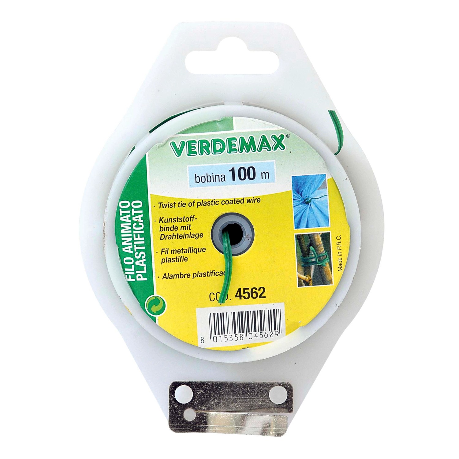 Filo Di Ferro Verde Per Piante - Modellabile Per Giardinaggio, Recinzioni E Artigianato - Foto 10