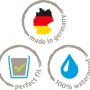Caratteristiche del vaso Scheurich Sophie: Made in Germany, vestibilità perfetta, 100% impermeabile.