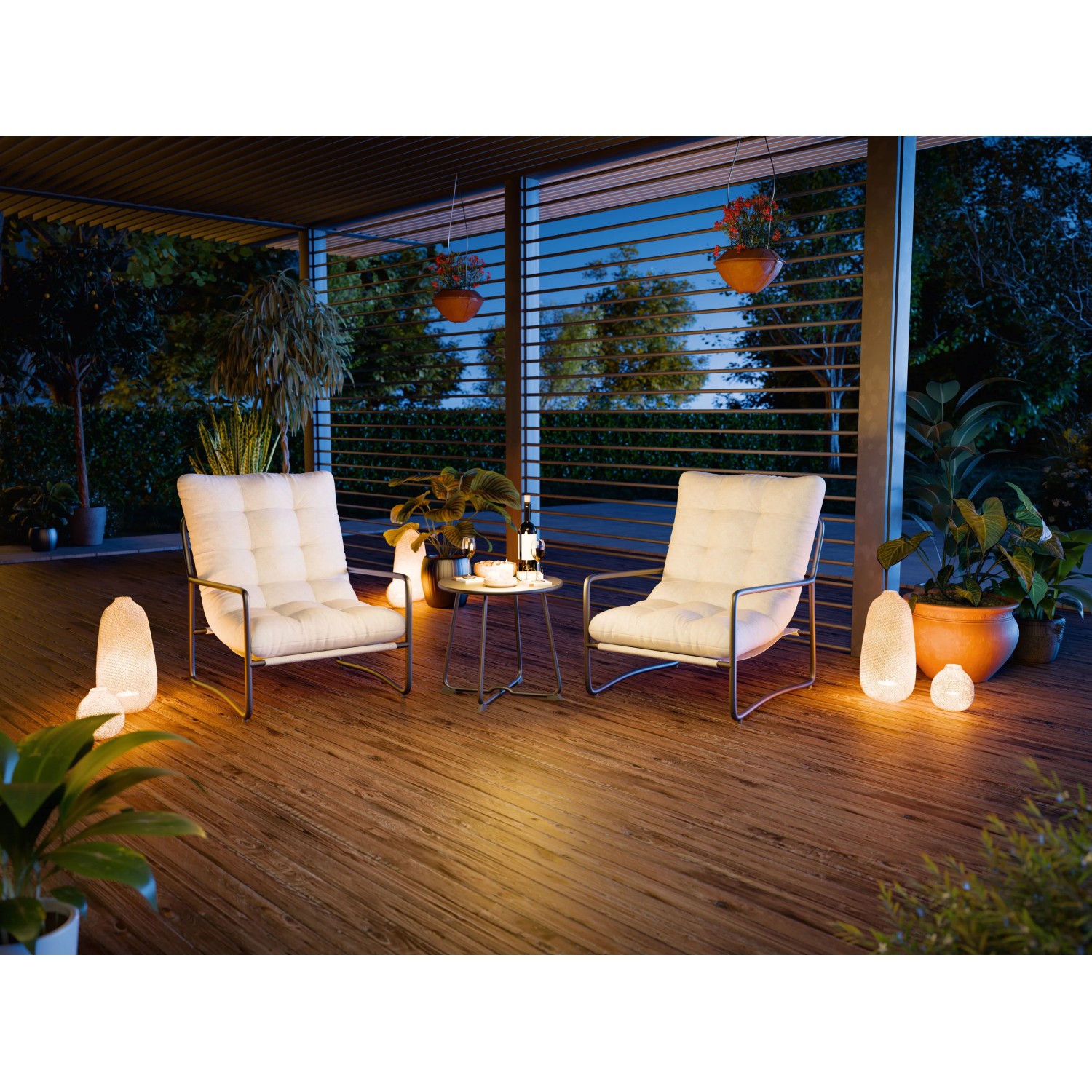 Salotto da balcone Patterson acc e Textilen cuscini poliestere 2 posti_11