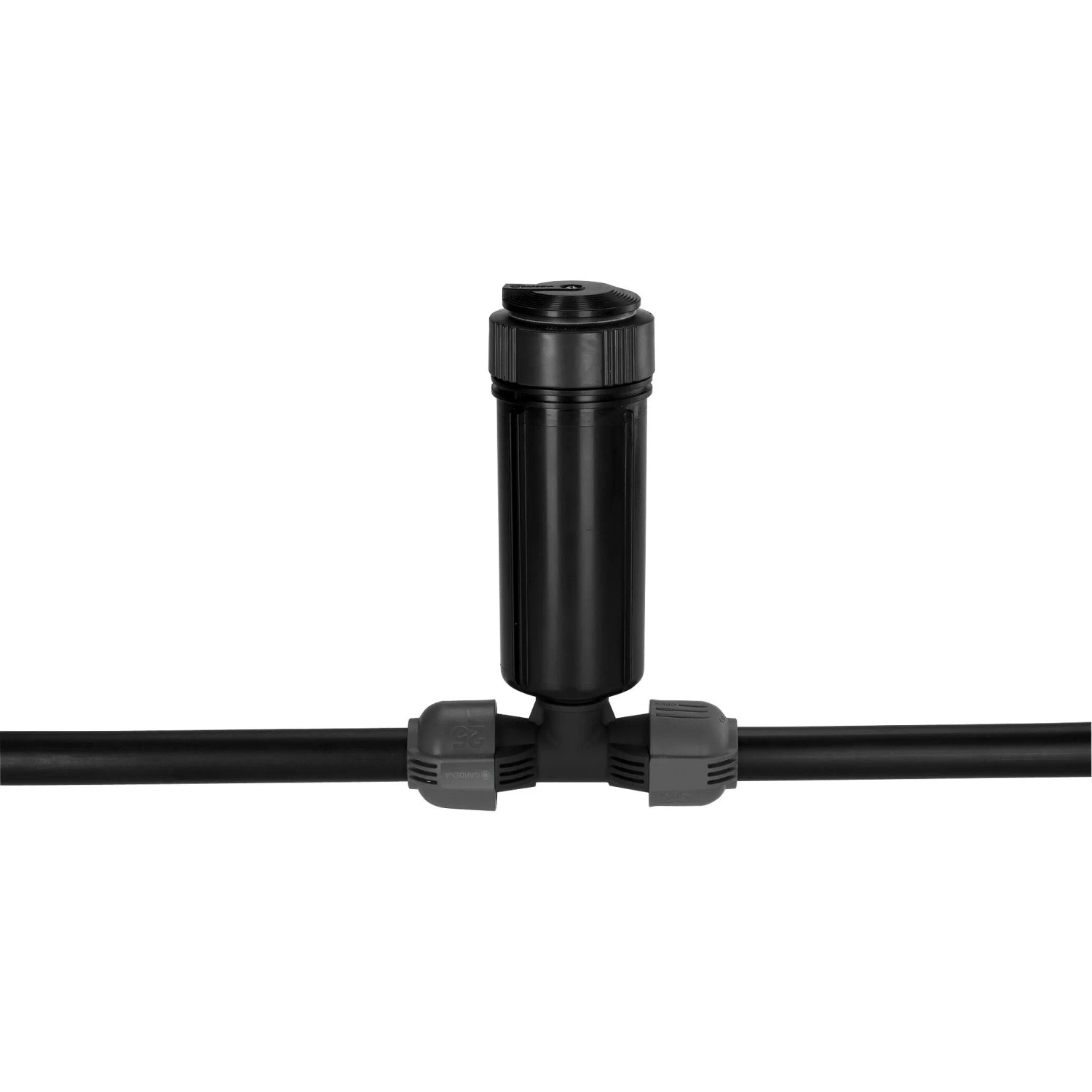 Raccordo a T Gardena 25 mm x 13 mm per sistemi di irrigazione, dettaglio.