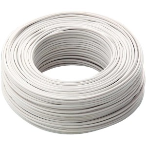 Rotolo di cavo bianco unipolare o multipolare (Cavi unipolari e multipolari).