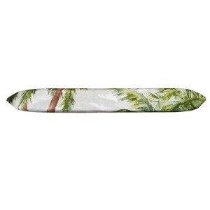 Cuscino lungo da esterno t.b.t. con motivo a palme per mobili da giardino.