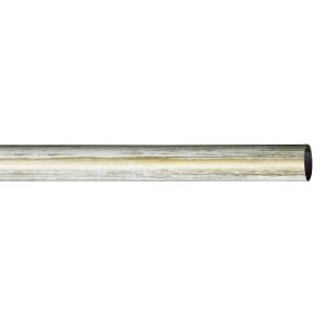 Bastone per tenda t.b.t. in look bianco e oro.