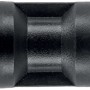 Connettore nero t.b.t. per sistemi di irrigazione Microirrigazione.