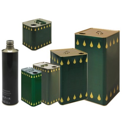 Lattina banda stagnata per olio 25 l