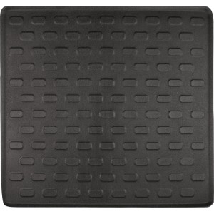 Tappetino baule antracite 85x90 cm in robusto PE, con superficie antiscivolo e strutturata per auto.