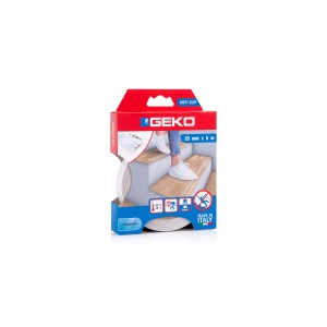 Nastro adesivo antiscivolo GEKO, 25mm x 5m, per scale e superfici lisce.