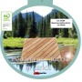 Tappetino doccia in legno di larice, accessorio per doccia.