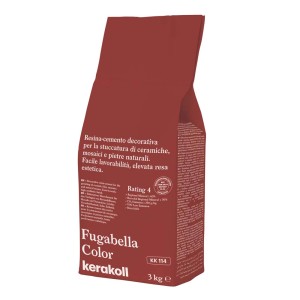 Fugabella Color Kerakoll stucco per fughe, ideale per piastrelle, mosaici e pietre naturali.