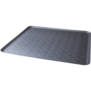 Tappetino a vaschetta universale grigio per interni auto, accessorio auto.