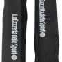 Manopole per bici nere con scritta per un maggiore comfort durante il ciclismo.